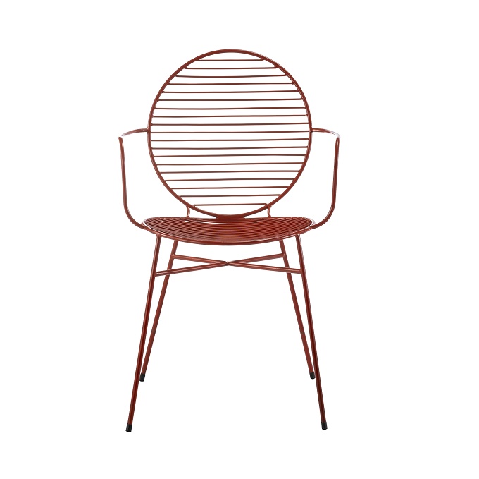 Wire chair indoor and outdoor use