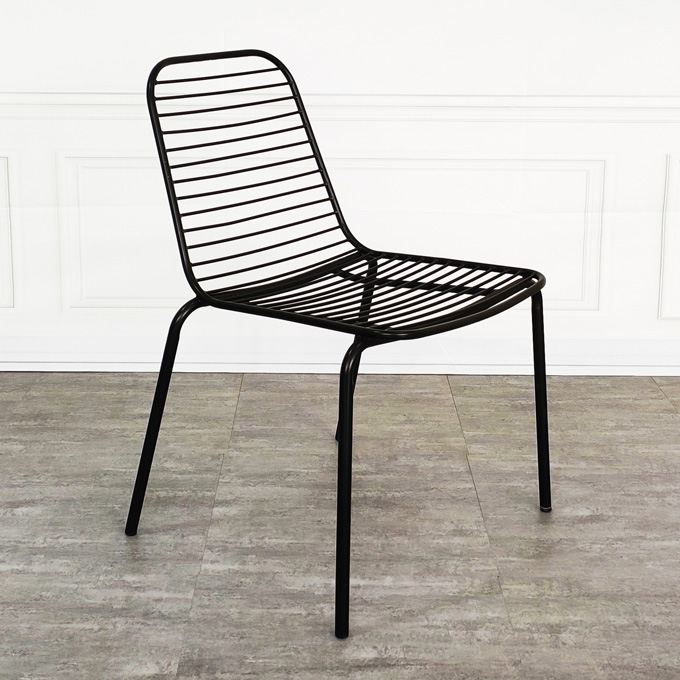 Dining metal colorful chair