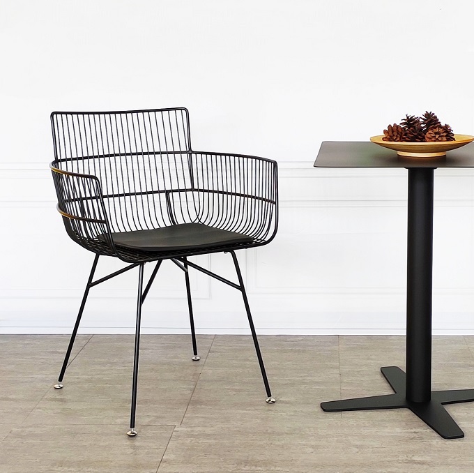 Design Steel Wire Coffee Chair 5035A bzmaka