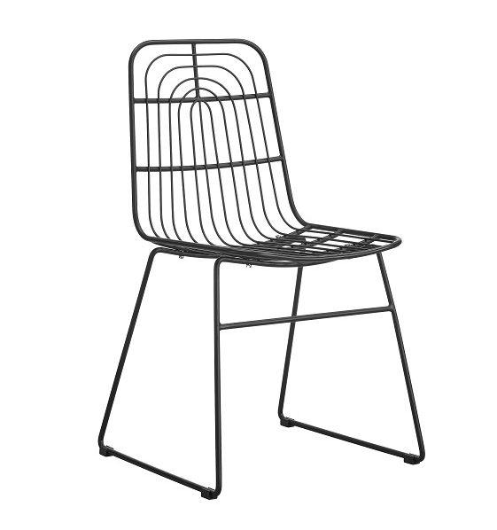 metal wire chairs