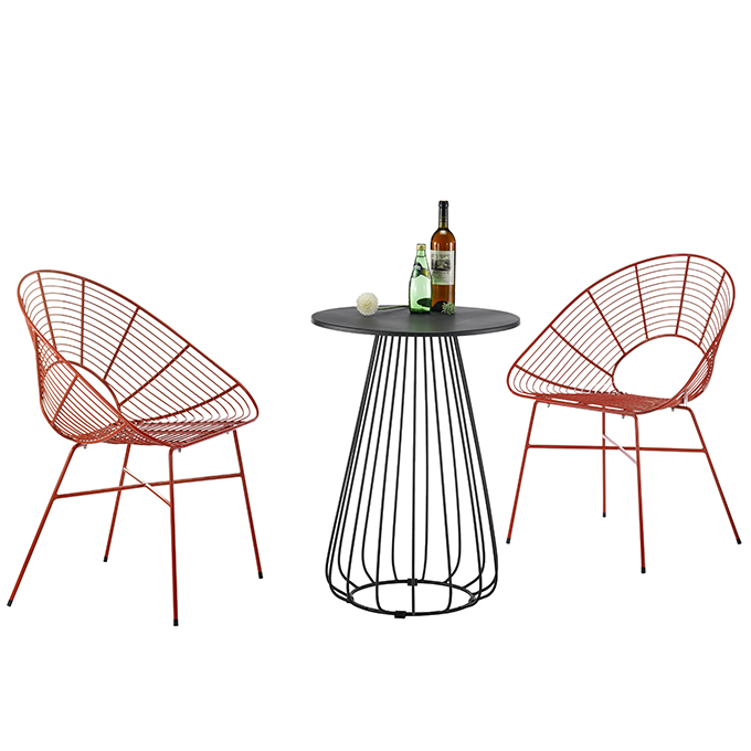 patio iron table