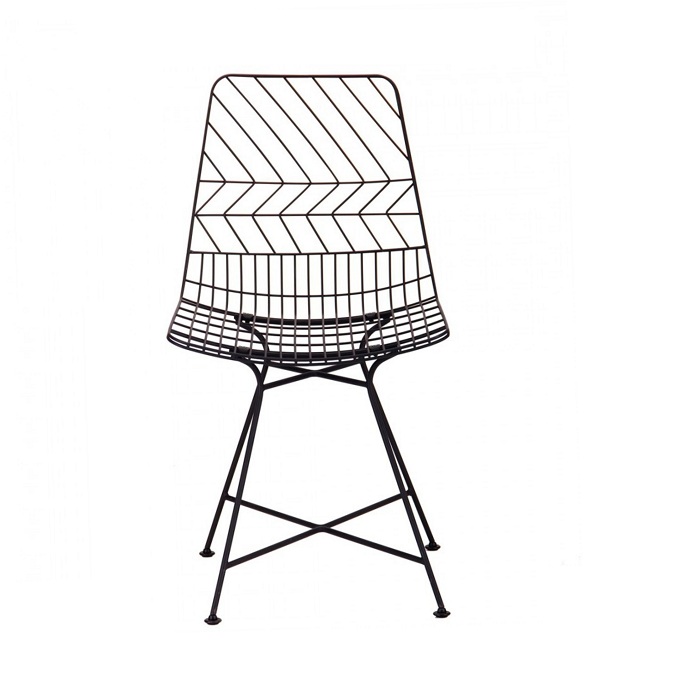 steel design wire chairs