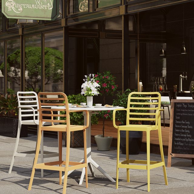 Outdoor bar chairs