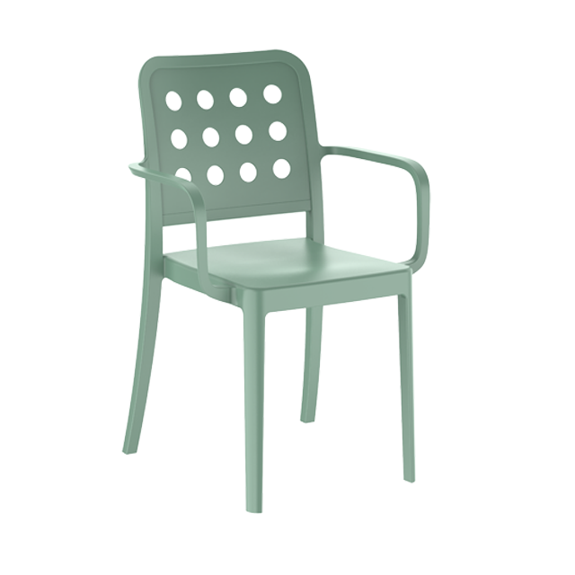 armrest dining chairs -MAKA Furniture
