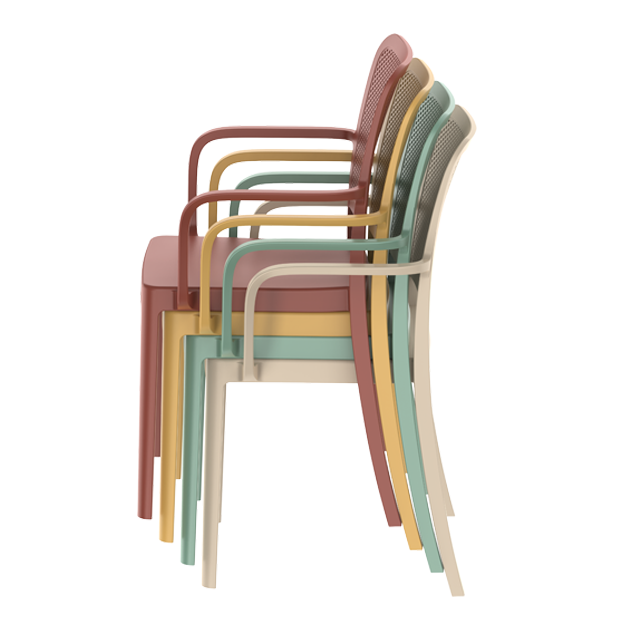 Stackable PP chairs
