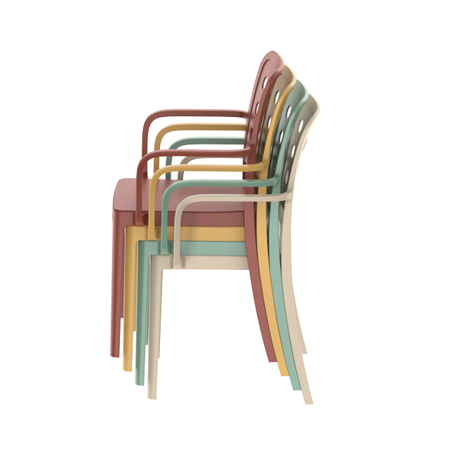 Stackable PP chairs