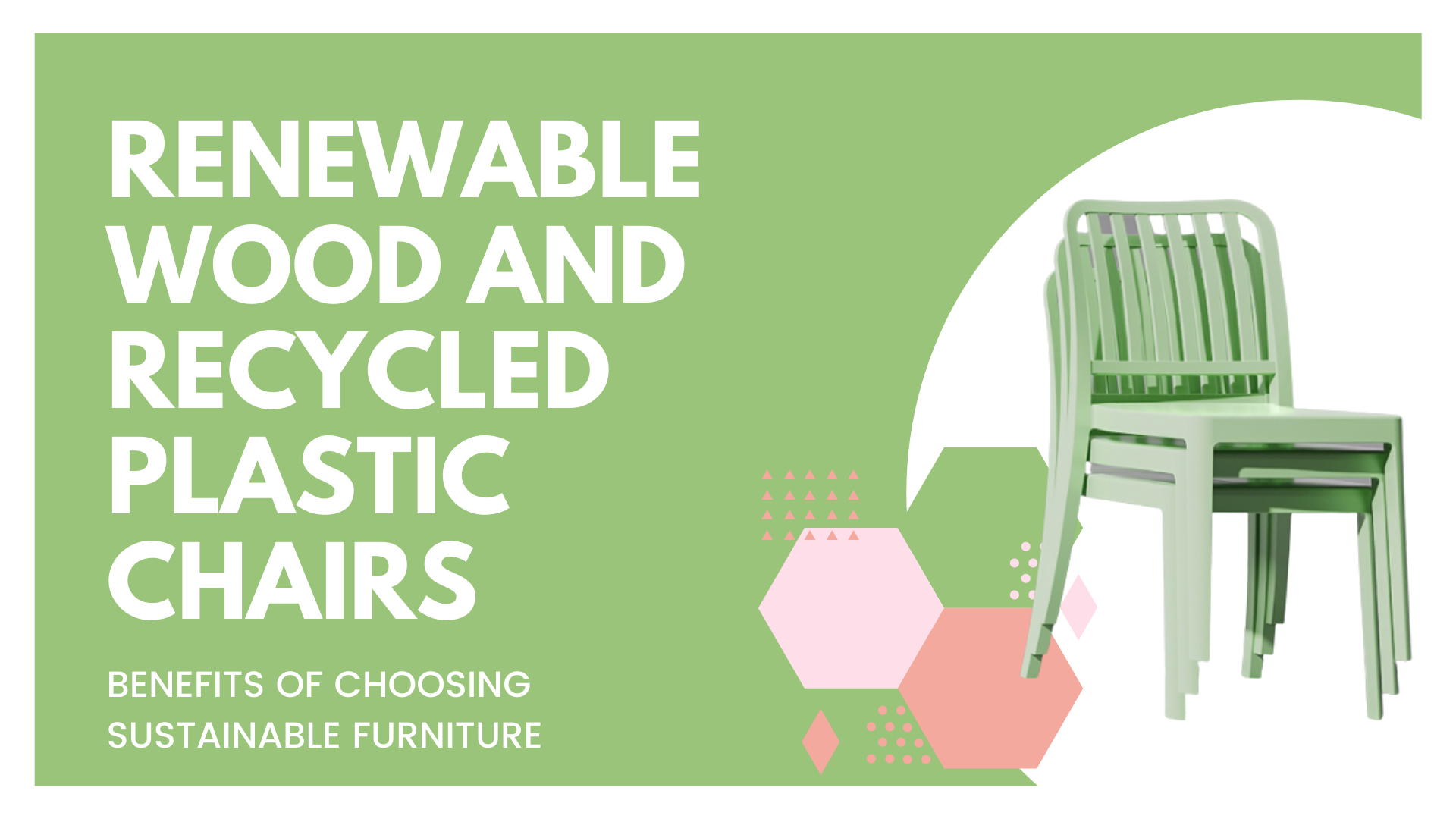 Renewable Wood and Recycled Plastic Chairs bzmaka
