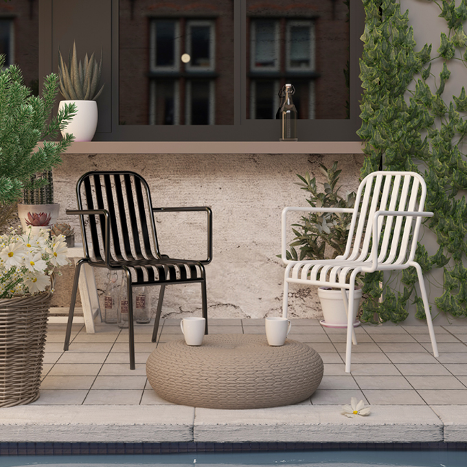 outdoor chairs made by MAKA Furniture