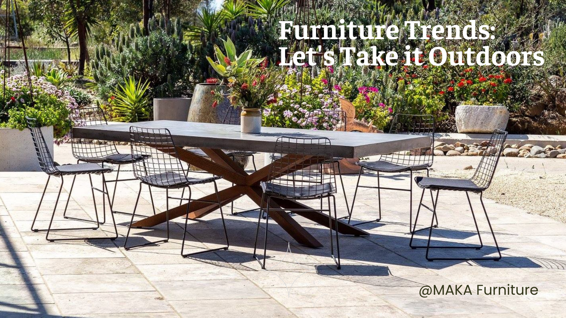 Furniture Trends Lets Take it Outdoors
