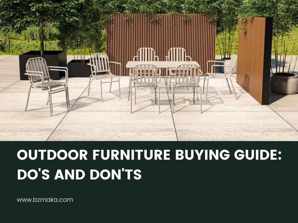Outdoor Furniture Buying Guide Dos and Donts