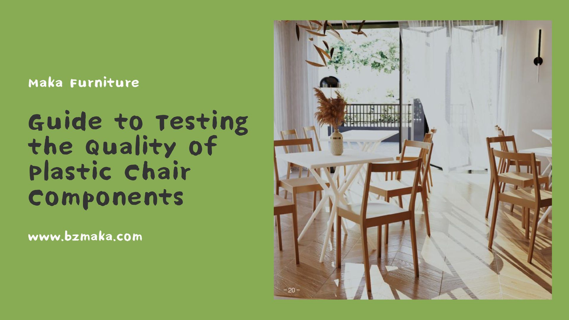 Guide to Testing the Quality of Plastic Chair Components