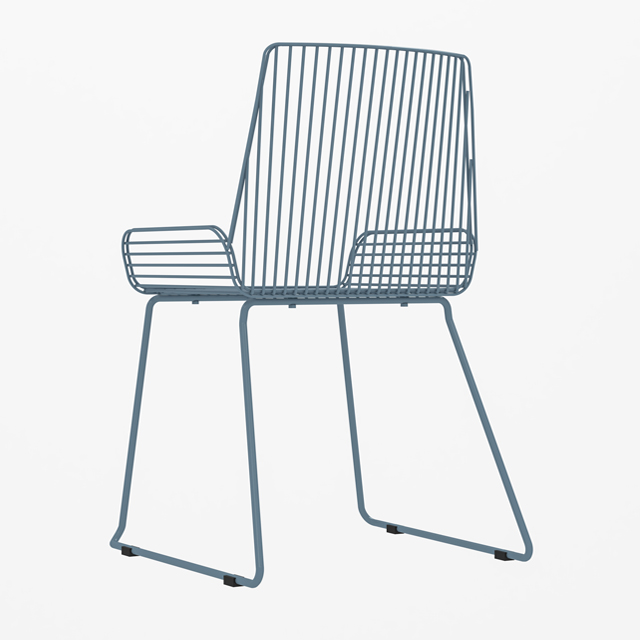 Metal side chairs