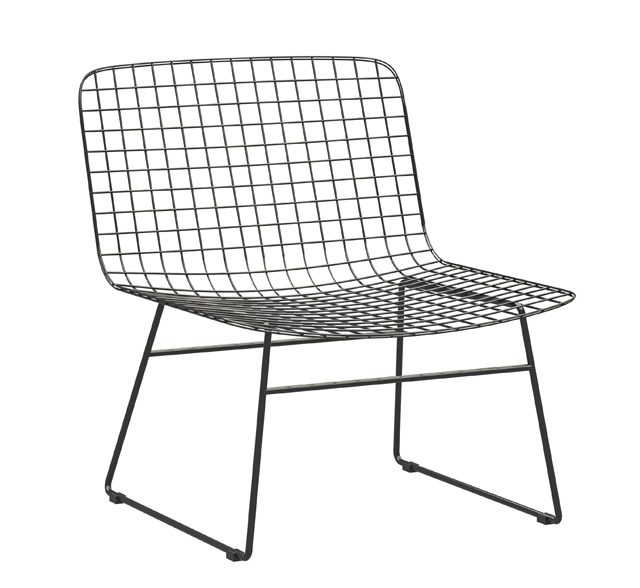 metal wire chair