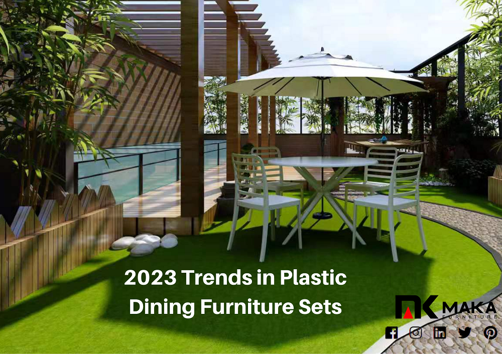 2023 Trends in Plastic Dining Furniture Sets 副本