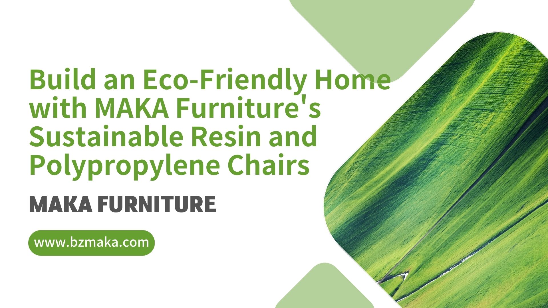 Build an EcoFriendly Home with MAKA Furniture's Sustainable Resin and