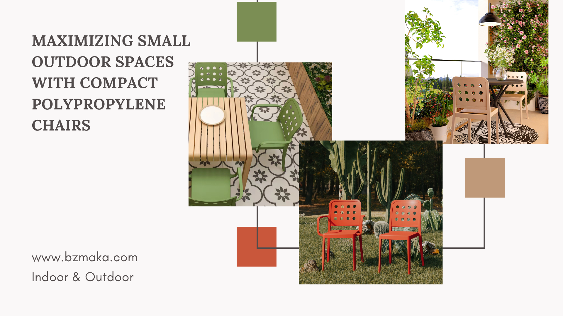 Maximizing Small Outdoor Spaces with Compact Polypropylene Chairs
