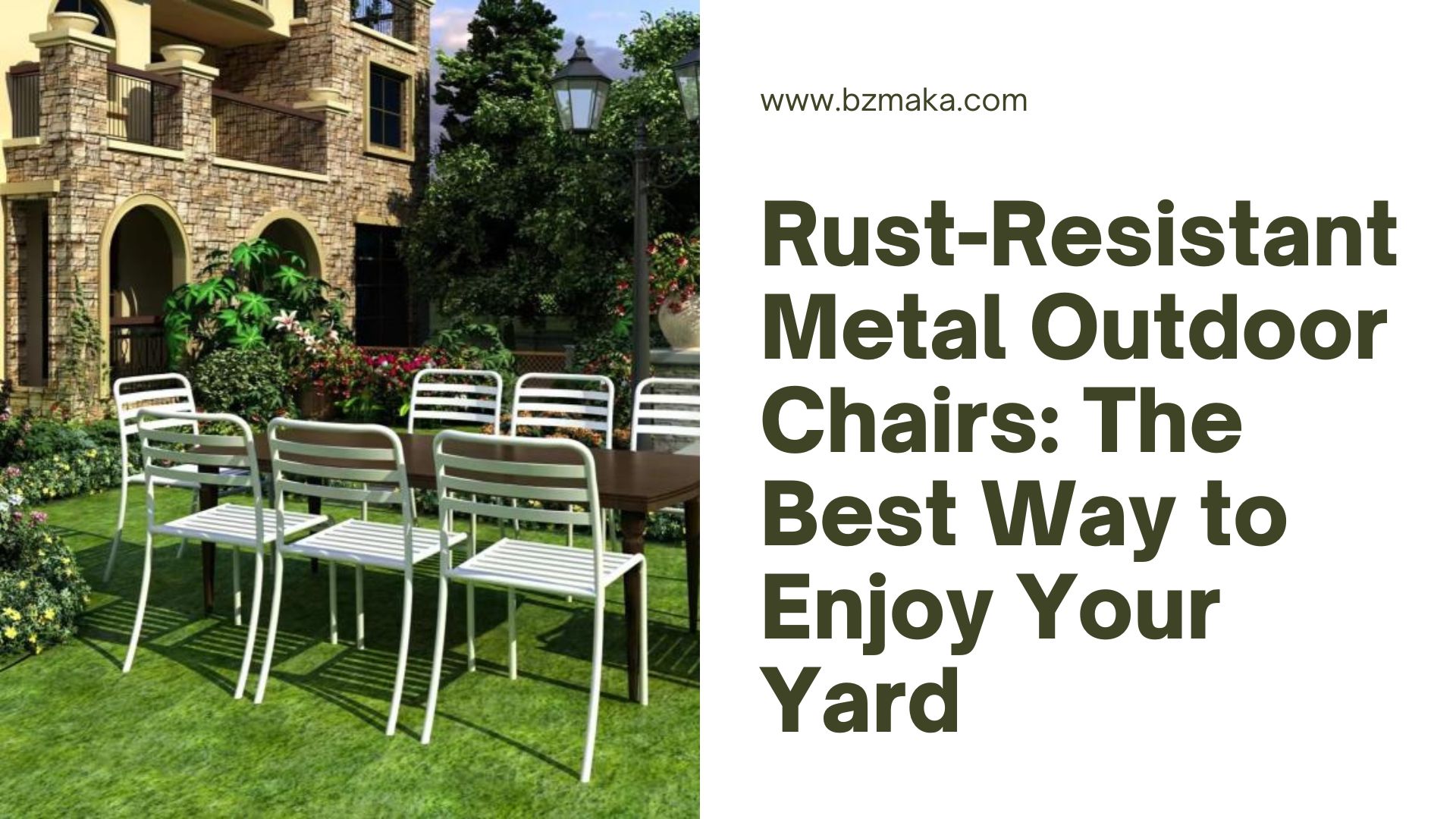 Rust Resistant Metal Outdoor Chairs The Best Way to Enjoy Your Yard