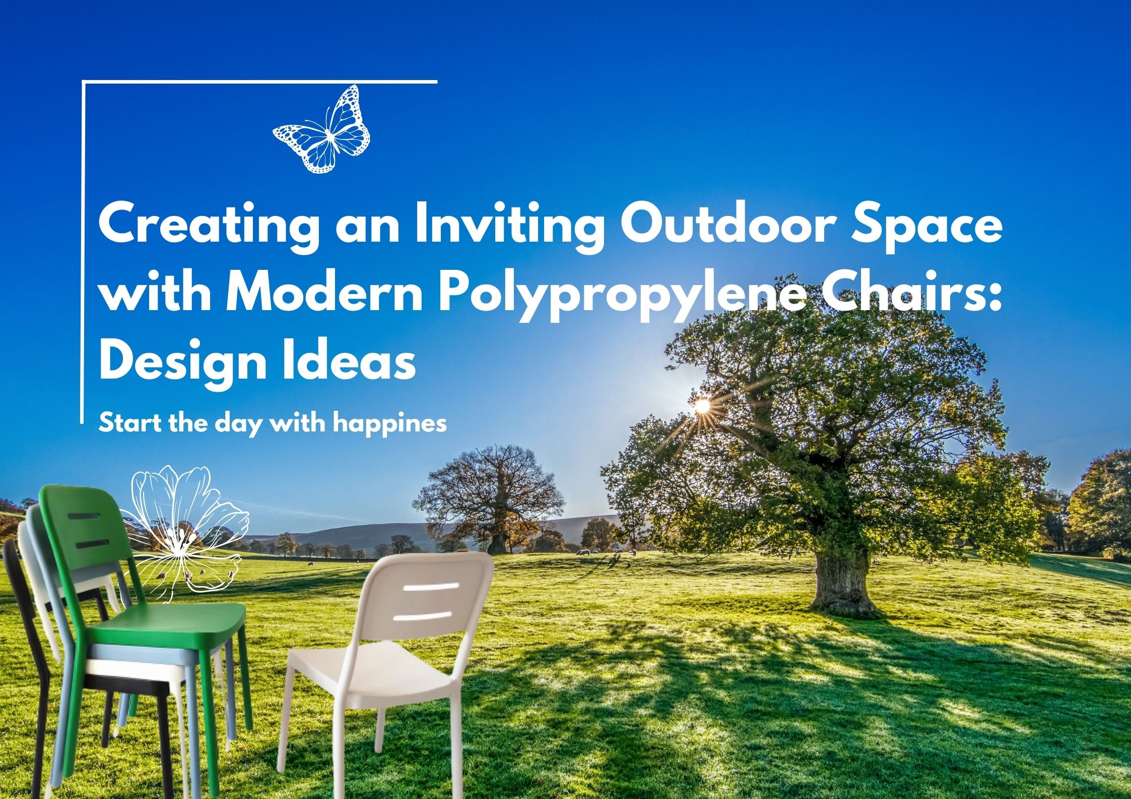 Creating An Inviting Outdoor Space With Modern Polypropylene Chairs 