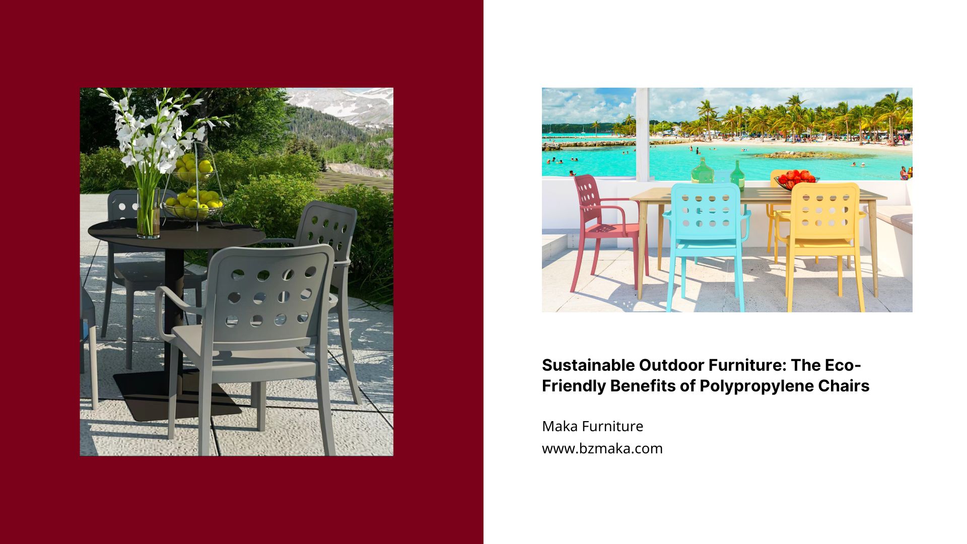 Sustainable Outdoor Furniture The Eco Friendly Benefits of Polypropylene Chairs