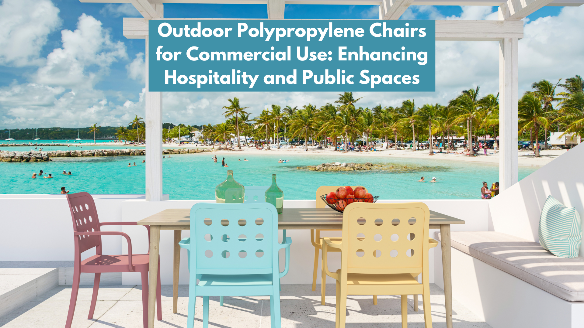 Outdoor Polypropylene Chairs for Commercial Use Enhancing Hospitality and Public Spaces