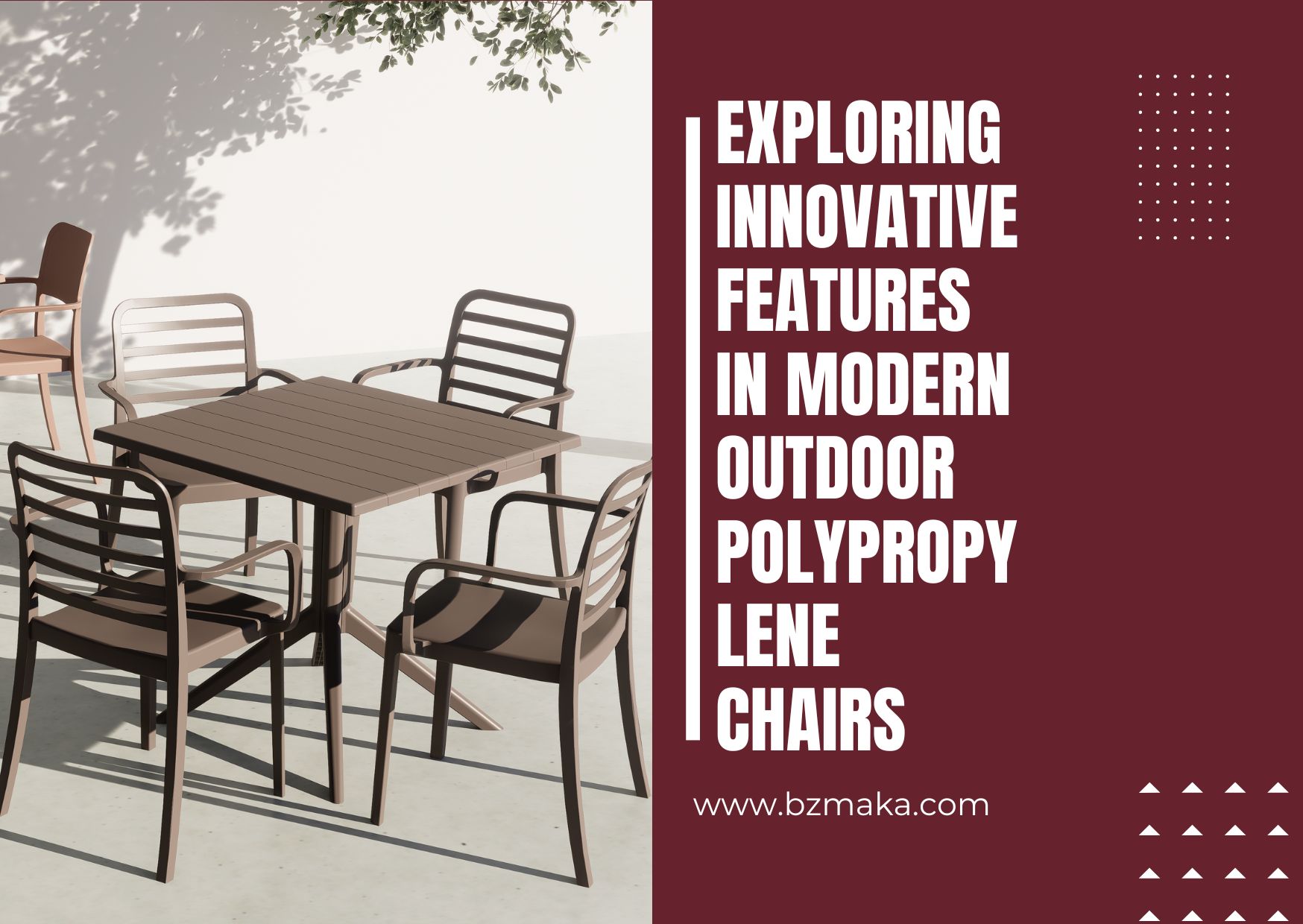 Exploring Innovative Features in Modern Outdoor Polypropylene Chairs