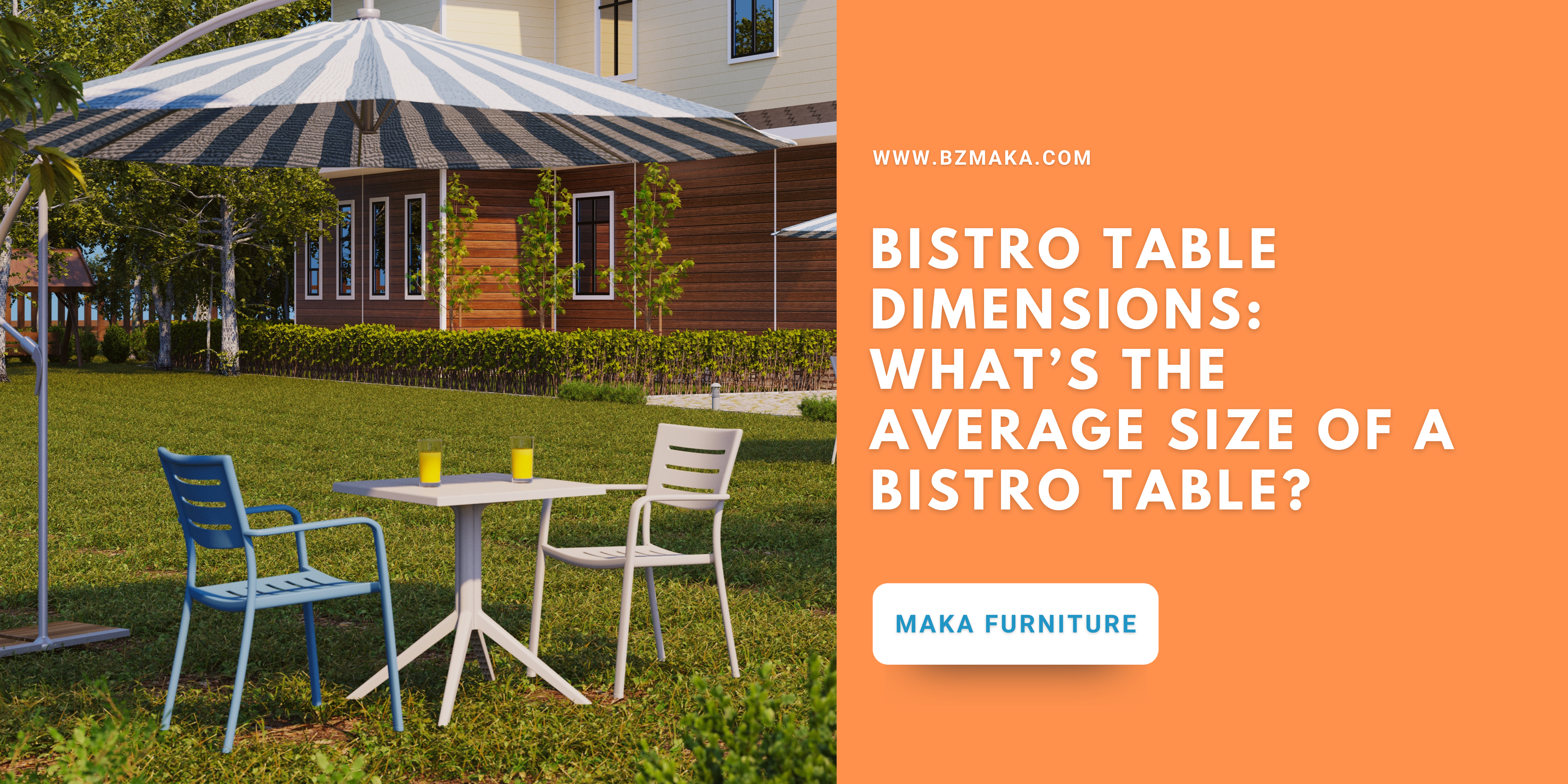 Bistro Table Dimensions