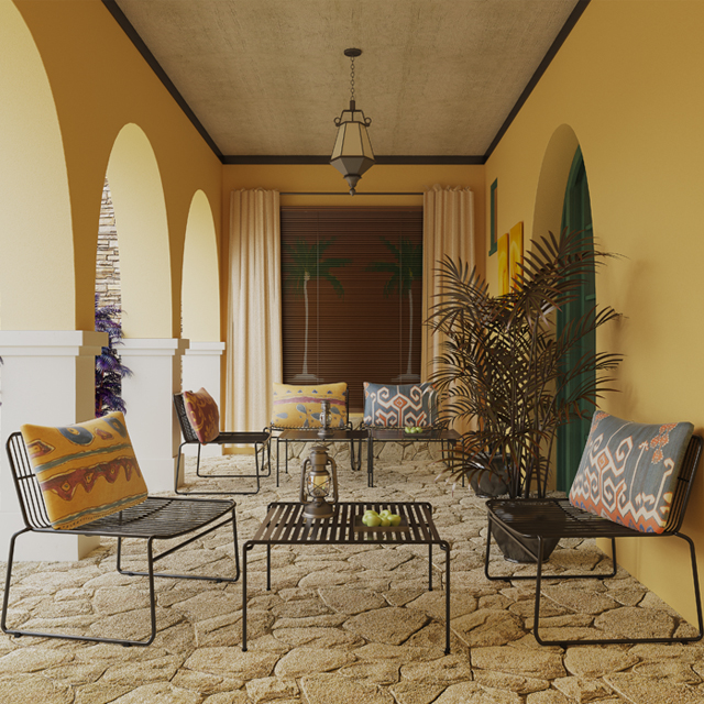 Metal Loung chairs
