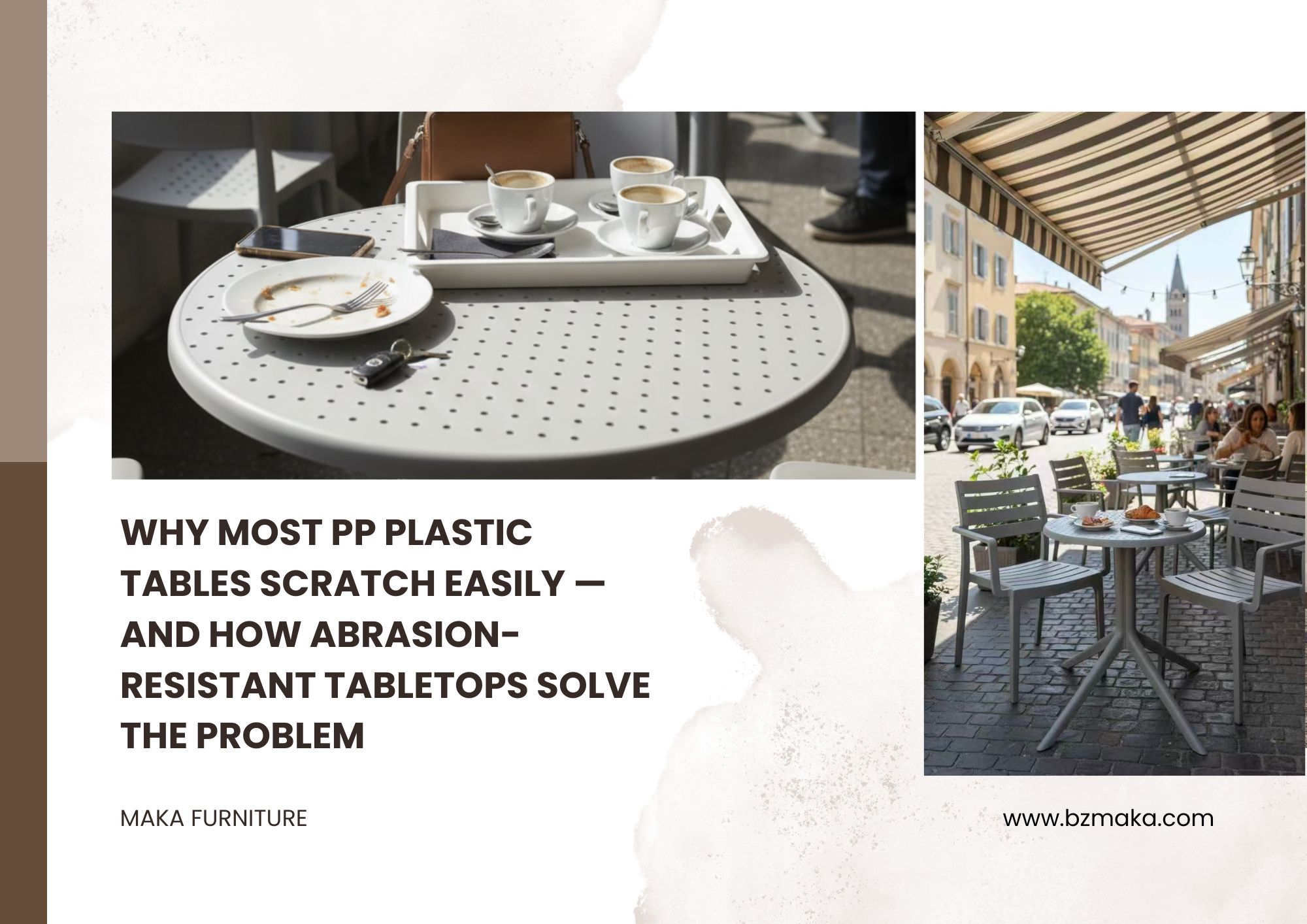 Brown and White Modern Portfolio Resume A3 Lanscape